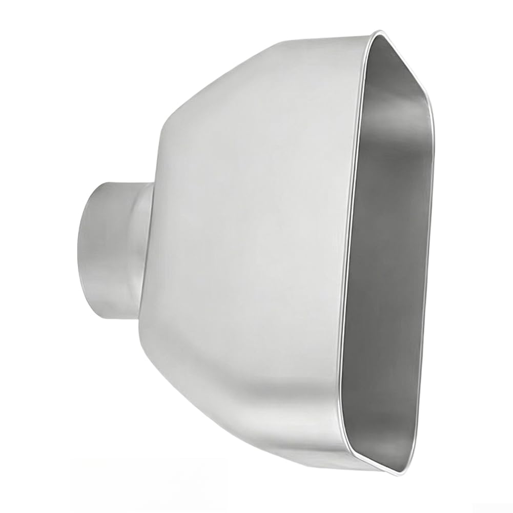 Conector Extensor Bajante para acero Inoxidable Adaptador Canalón Pluvial Intemperie Patio Exterior 244x59x178mm(60mm)
