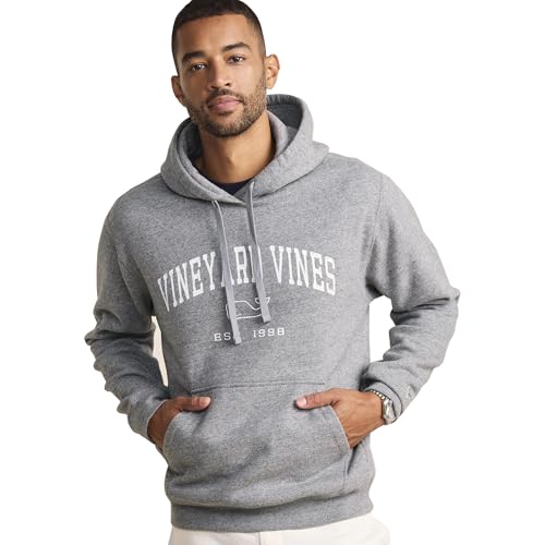vineyard vines Men's Vintage Whale Clean Fleece Hoodie