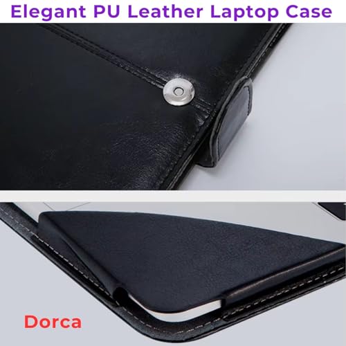 Image of Dorca PU Leather Folio Case for Lenovo IdeaPad Slim 5 15.6 inch FHD IPS Thin & Light Laptop 82FG01H9IN