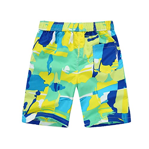 Moonker Kids Boys Active Beach Shorts Pull On Colorful Printed Soft Breathable Swimming Shorts Trendy 3 6month3