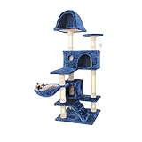 CUPETS Cat Tree Flannelette Cat Climber Pet Condo Furniture Multi-Level Activity Tree with Sisal...