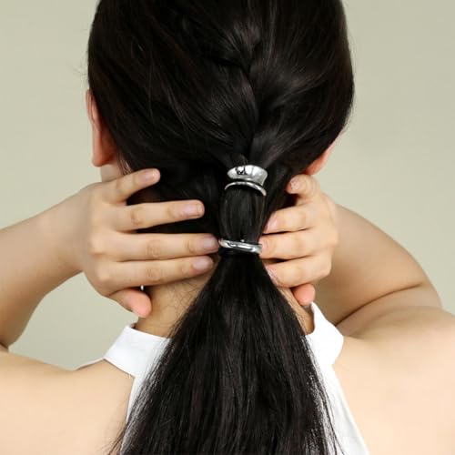 3 Piezas Pinzas para Cabello Metal 1 Pulgada Plateadas miniatura 3