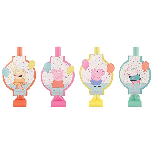 Confettis Peppa Pig Amscan multicolores pour table de fête d'anniversaire enfant
