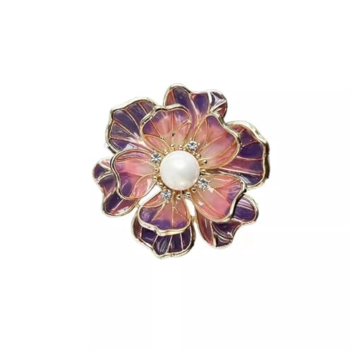 Broche elegante con perlas y pedrería para realzar cárdigan y vestidos en bodas