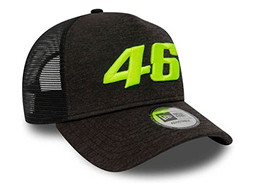 Gorra de camionero VR46 Shadow Tech New Era negra ajustable 2