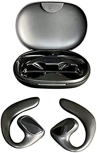 TWS Auriculares Inalámbricos Bluetooth De Conducción Ósea – Auriculares Táctiles Abiertos Con Micrófono Y Estuche De Carga, Cancelación De Ruido, Auriculares Para Trotar/ciclismo/senderismo,Negro, TWS Auriculares Inalámbricos Bluetooth De Conducción Ósea – Auriculares Táctiles Abiertos Con Micrófono Y Estuche De Carga, Cancelación De Ruido, Auriculares Para Trotar/ciclismo/senderismo,Negro,