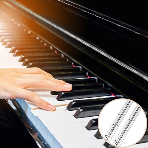 Janno 2Pcs 17Inch Stainless Steel 304 Piano Hinge, 0.05 Inch Thickness Heavy Duty Continuous Folding Hinge, High Polished Surface Hinge For Doors, Cabinet, Boxes, Home, Kitchen And Diy Wood Craft #TOP3