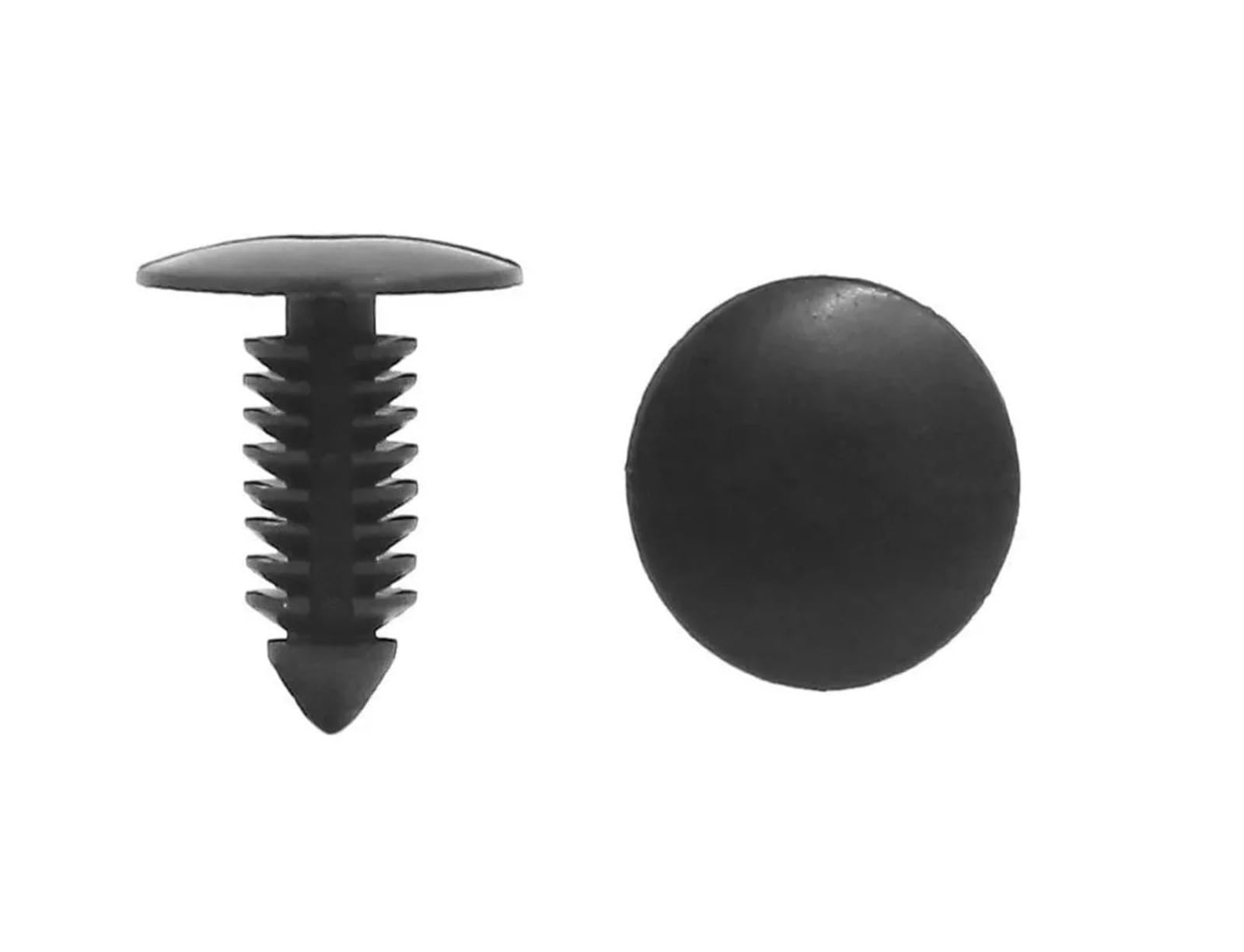 Kxfvyne 50Pcs 20/ 8Mm Auto Fastener Hole Nylon Clips Fenders Bumper Shield Retainer Plastic Rivet(50Pcs)