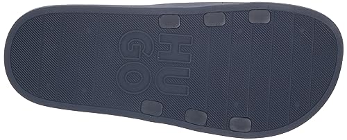 Image of HUGO Men's Stacked Logo Slide Sandal