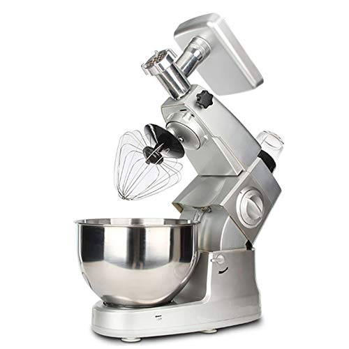 Kuchenmaschine, Home Mini Automatischer Kneter/Fleischwolf/Entsafter/Schneebesen/Toaster, 4.2L Grosses Fassungsvermögen Gleichmässiges Mischen