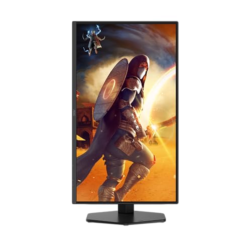 Image of AOC Sr Computer Monitor 62.2 Cm (24.5 inch) 2560 X 1440 Pixels, W129162790 ((24.5) 2560 X 1440 Pixels Quad Hd Led Black, Red)