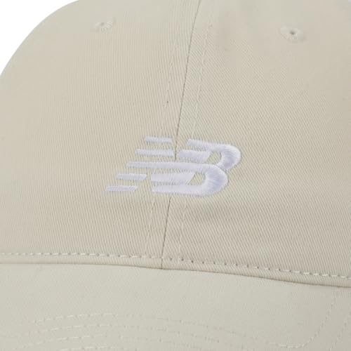New Balance New Balance Women's Off-White 6 Panel Adjustable Classic Twill Casual Baseball Dad Hat