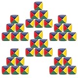 Lawei 36 Pack Jonglierbälle für Anfänger, Ø 50 mm Weiche und haltbare Jonglierbälle Kit, Bunte Mini Juggling Balls Bulk für Jongleure, Kinder und Erwachsene