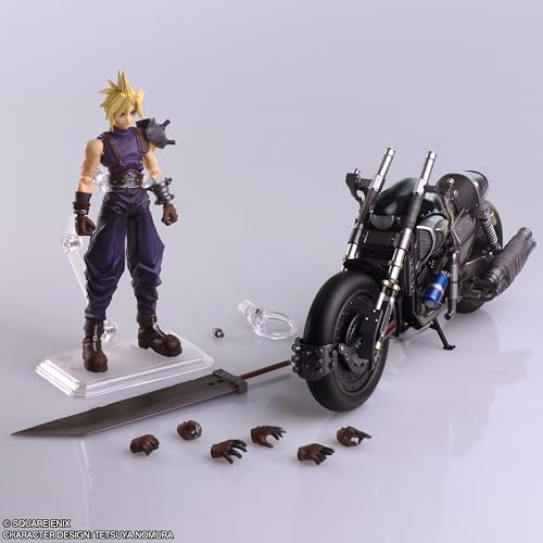 Square Enix 4988601371414 Final Fantasy Vii: Cloud Strife & Hardy-Daytona Bring Arts Action Figure Set thumb #7
