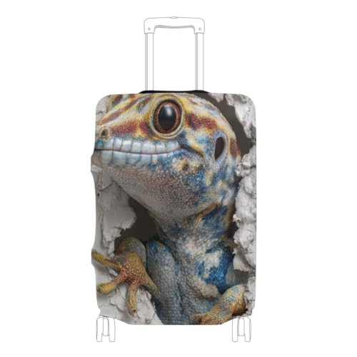 Housse pour bagage geckoes de 45,7 à 81,3 cm en tissu premium effet 3D reptile