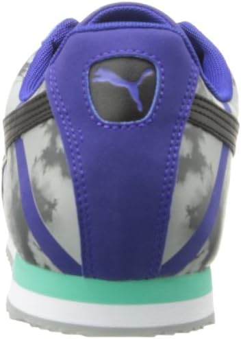 PUMA Men's Roma Basic Dip Dye Classic Sneaker,Spectrum Blue/Limestone Gray/Electric Green,11.5 M US | Image 2