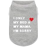 Stylish Cotton Dog Shirt with Print, Soft & Breathable, All-Season Comfort, Fits Most Breeds - Perfect Pet Apparel for Small, Medium, Large Dogs.Grey&m