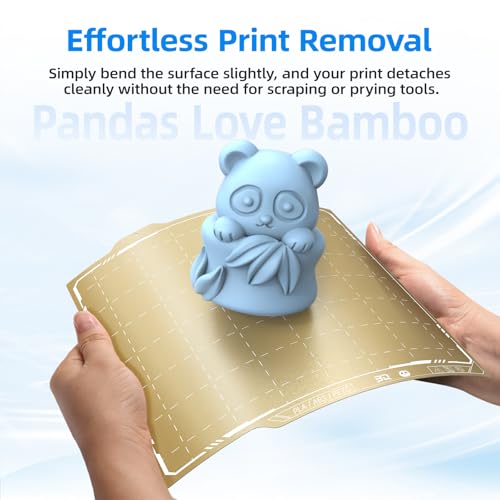 Image of BIQU PyroGrip Double Side Textured PEI Build Plate for Bambu-Lab A1 Mini 3D Printer 184x184mm Panda Build Plate Flexible Sheet Print Bed Removable Surface Platform