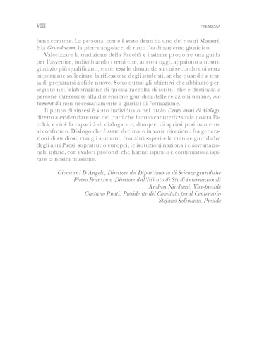 Cent'anni Di Dialogo. La Facoltà Di Giurisprudenza Dell'università Cattolica, 1924-2024 - 5