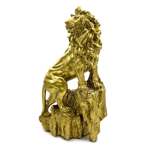 Estatua de León Fuerte de Resina para Decoración miniatura 2