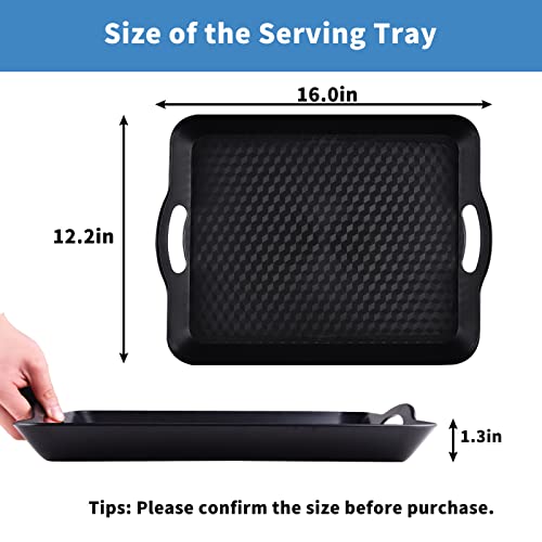 Plastic-Tray-with-Handles-2-Pack-Multi-Purpose-Rectangular-Non-Slip-Restaurant-Serving-Trays-Set-for-Parties-Coffee-Table-Kitchen-122x16-inch