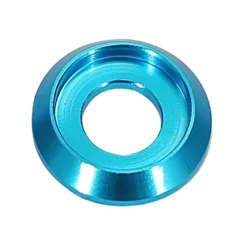 Mdingbao-V[bV[ M2 M3 M4 M5 M6 M8 Multi-Color Aluminum Alloy Thin Half Round Pan Head Washer Screw Metal Grooved Gaskets, 