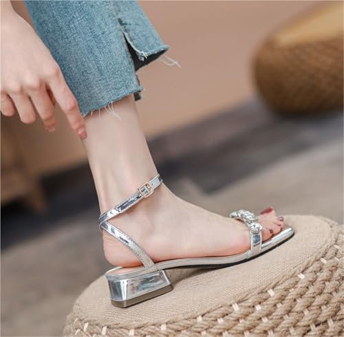 Heeled Sandal For Women Comfortable Strappy Heels Square Open Toe Block Chunky Sandal For Wedding Work Party Dressy Prom2