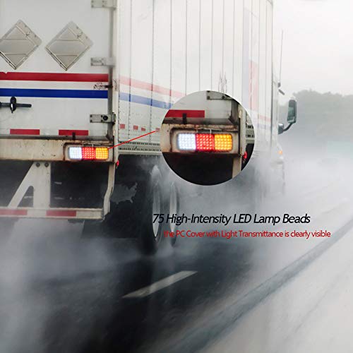 Vinauo 75 Led Trailer Lights, Turn Signal Running Brake Reverse Led Trailer Lights, Waterproof Ip68 Taillight For Boat Utility Trailer Light Kit Truck Rv Camper Utv Ute Vans (Pack Of 2) #TOP5