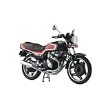 青島文化教材社(AOSHIMA) 1/12 完成品バイク Honda CBX400F ブラック/キャンディアラモアナレッド