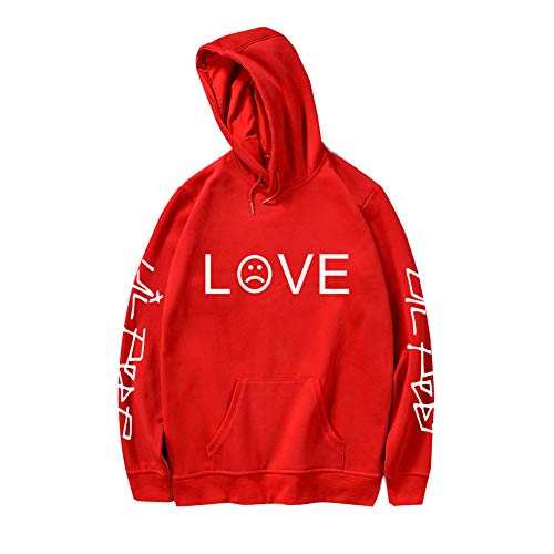 TISEA Youth Unisex Hoodie Love Printed Fashion Sport Hip Hop Hoodie Sweatshirt Pocket Jacket Pullover Tops (XL, Red 1) TISEA Youth Unisex Hoodie Love Printed Fashion Sport Hip Hop Hoodie Sweatshirt Pocket Jacket Pullover Tops (XL, Red 1)