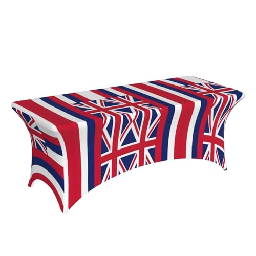 Housse de table extensible hawaienne élasthanne 1m80 EdWal - 4