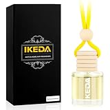Ikeda Autoduft,Duftbaum Auto Innenraum,HäNgender Auto-Lufterfrischer,Geschenke FüR Frauen MäNner,HäNgender Lufterfrischer FüR Auto & Zuhause, Erfrischende Brise,10 ml / 1 Stück