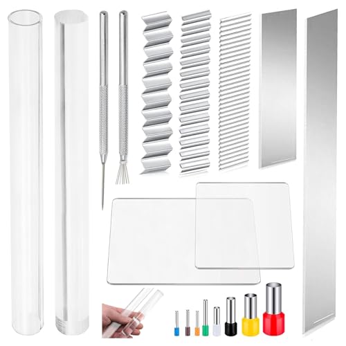PEAPIN 19PCS Polymer Clay Tools Kit Acrylic Clay Roller with Acrylic Board