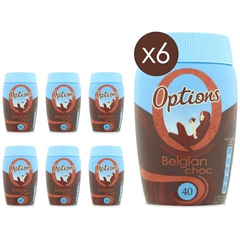 Options Belgian Chocolate Instant Hot Chocolate 6 Pack Cover