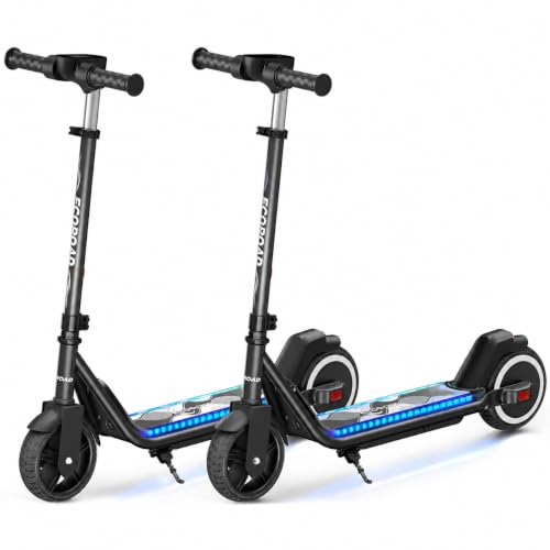 Image of ECOROAD EK6 Kids Electric Scooter for 6-12, 3 /6 /10mph Speeds for Ultimate Comfort & Adjustable Height, 150W & Dual Brake Safety Electric Scooter, for Outdoor Play, Park Rides (Rider:3.9-5.2 FT)
