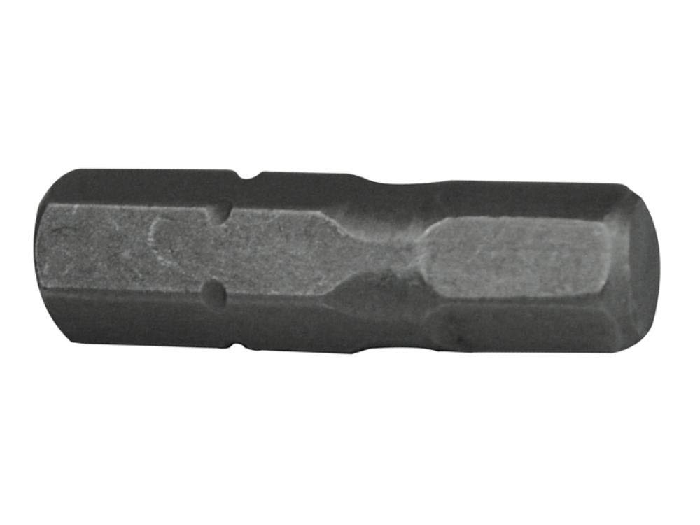 Faithfull 14008 Hex S2 Grade Steel Screwdriver Bits 5 x 25mm (Pack 3)