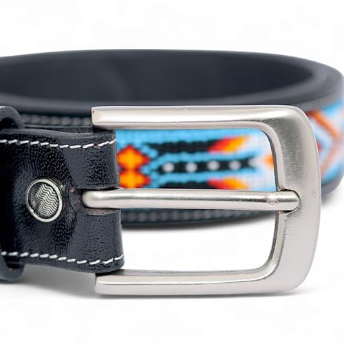 Handmade Beaded Gift Leather Belt For Men & Women, Cowboy Western Leather Belt.2