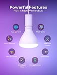 VOCOlinc Smart Light Bulbs 2Pack, RGBW Color Changing Light Bulb Works with Alexa, Apple Homekit and Google Home, BR30 Smart WiFi LED Bulb, 2200K-7000K Dimmable, 800 Lumens 9.5W (60W Equivalent) E26