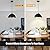 3 Pack Black Pendant Lights for Kitchen Island 12" Modern Pendant Lighting Fixtures Farmhouse Vintage Hanging Ceiling Light Fixture for Dining Room Foyer Hallway Bar Cafe Kitchen Sink Matte Dome