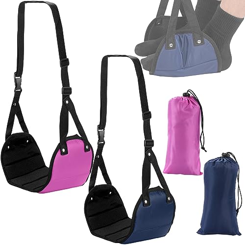 BDSHUNBF 2 Stück Fußstütze, Faltbare Hängende Fuß Hängematte,...