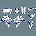 Team Grafik Full Set von Grafik-Abziehbilder Kits Motorrad-Aufkleber for Yamaha XT660R XTR660 660XTR XT660 R Motocross Aufkleber