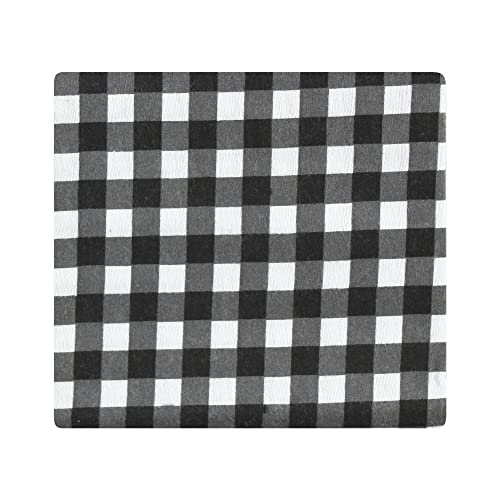 Image of Little Treasure Hudson Baby Cotton Poly Flannel Receiving Blankets Multipack, Black Neutral Farm, 30x30 inches