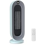 『2025冬新型』 セラミックヒーター 【ECO知能恒温 節電対策】 セラミックファンヒーター 暖房器具 省エネ 電気 首振り 3段階温度調整 800W/1200W 切り忘れ防止 二重過熱保護 転倒OFF タイマー機能 リモコン付き 大風量 速暖 電気ストーブ 電気ヒーター 足元 スリム タワー 脱衣所 寝室 トイレ 日本語取扱説明書 8畳 S720 ブルー