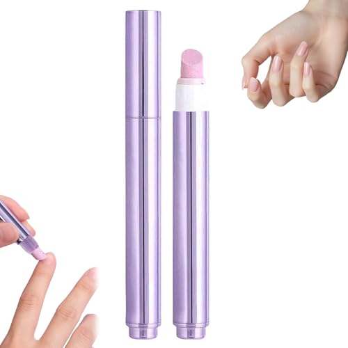 3 en 1 Nail Care Pen, Cuticle Oil Pen for Nails with Ceramic Tip & Pusher, Durable Hangnail Oil Pen Moisturize Strengthen Shine (1pcs)