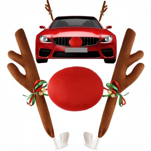 TaiXinYuly Rentier Auto Deko Weihnachten,Auto Rentier Kostüm...