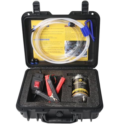 FACFUEL Electric Oil Extractor Pump, 12/24V 100W Oil Transfer Pump, Leak-Proof Oil Pump for Oil Change, Marine Engine Oil Extractor Pump with Storage Case, Suction Pump for Boats, Jet Ski, Trucks