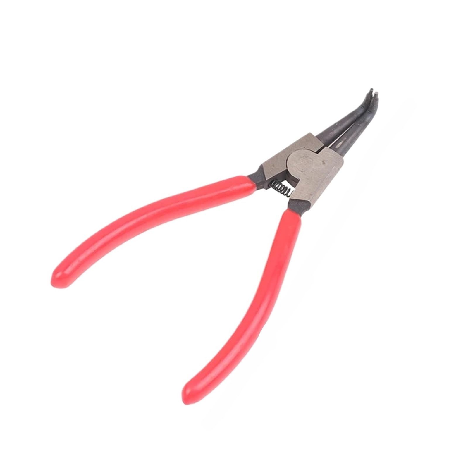 Mdsiokhj 7In Outside Bend Snap Ring Plier 1Pcs Hand Tool 5/6/7 Inch Internal External Pliers Retaining Clip Carbon Steel Multifunctional Snap Ring Circlip(7In Outside Bend)