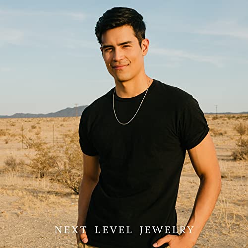 Next Level Jewelry Authentic Solid Sterling Silver Franco Box Link .925 Rhodium Necklace Chains 1MM - 5.5MM, Silver Chain for Men & Women, Made In Italy, 1.5mm,20 - Image 4