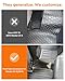 Car Floor Mats for Mazda CX5: 2013 2014 2015 2016 (1st Gen) All Weather Automotive Cargo Liner Full Set Accessory, Cutsom Fit for Mazda CX-5 SUV Tray Carpet Black Rubber Accessories Trunk Mat