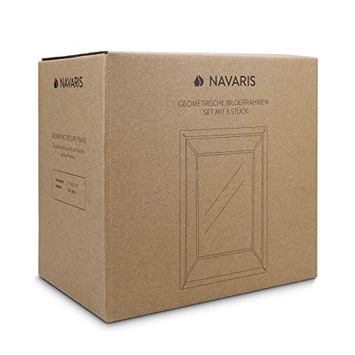 Navaris Cornice Portafoto Design Geometrico - Set